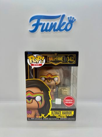 Funko Pop WWE Hall Of Fame Ultimate Warrior 142 GameStop Exclusive 🇺🇸