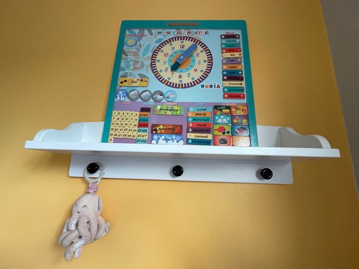 Étagère murale blanche pour chambre bébé ou enfant - photo numéro 3