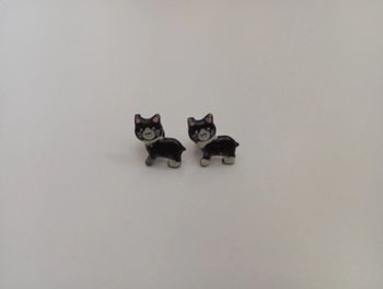 Boucles d'oreilles chat