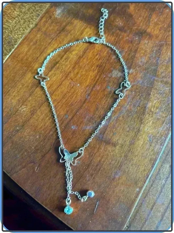 Bracelet  cheville  papillon - photo numéro 2