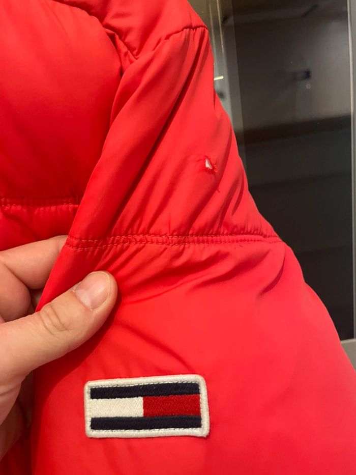 Doudoune Manteau Rouge Tommy Jeans American XS - photo numéro 9