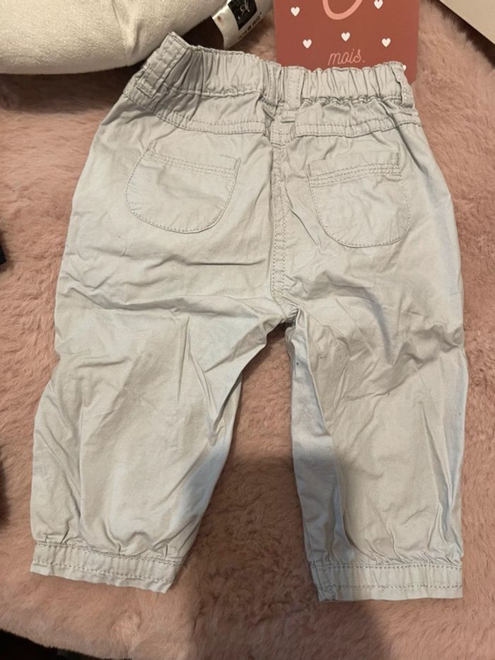 Ensemble pantalon + tee shirt MC 6 mois - photo numéro 4