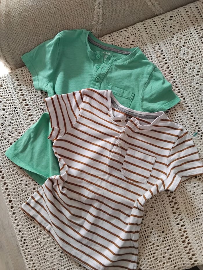 Lot de 2 tee shirt garçon Kiabi