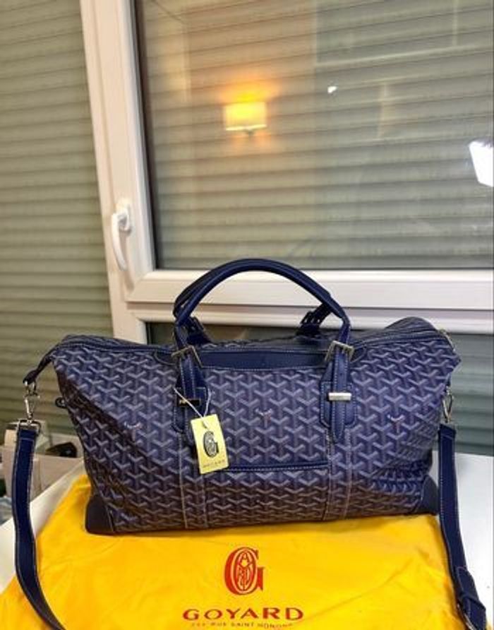 Sac de voyage Goyard Boeing 55 bleu