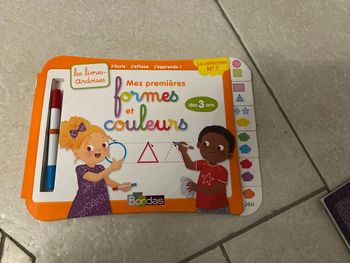 Livre ardoise formes et couleurs 3 ans