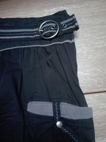 Jupe boule noire marron cache cache