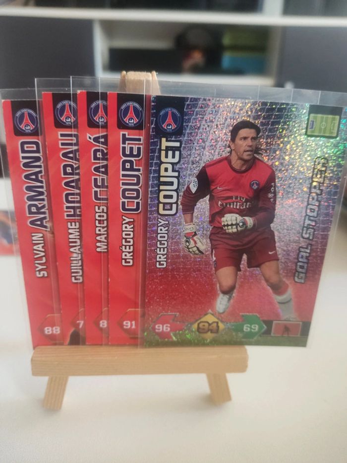Lot carte football panini foot paris saint germain PSG 2010 xl adrenalyn