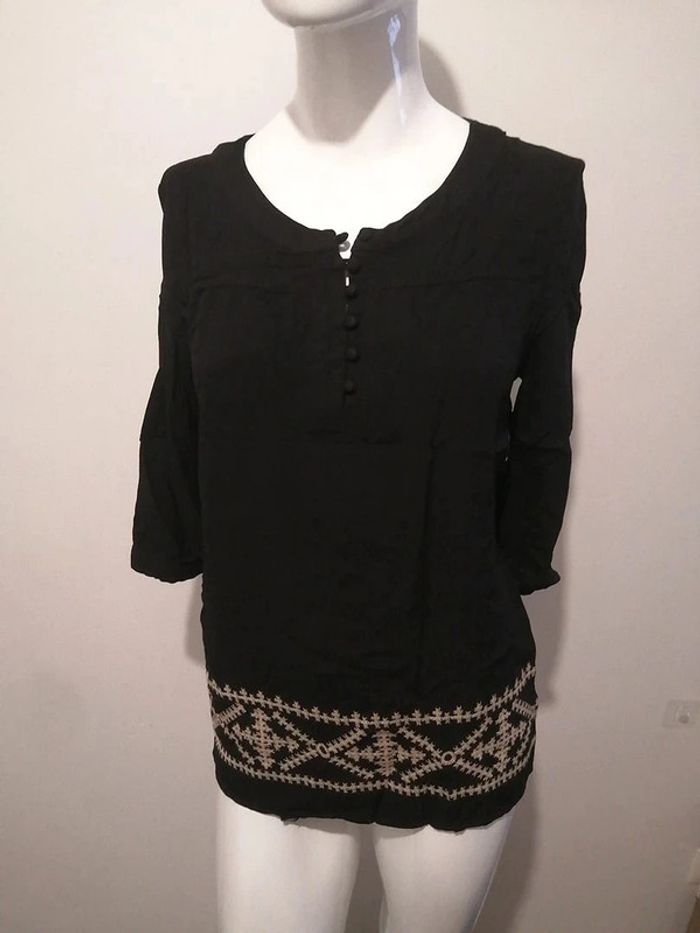 haut et t-shirt etam noir taille S