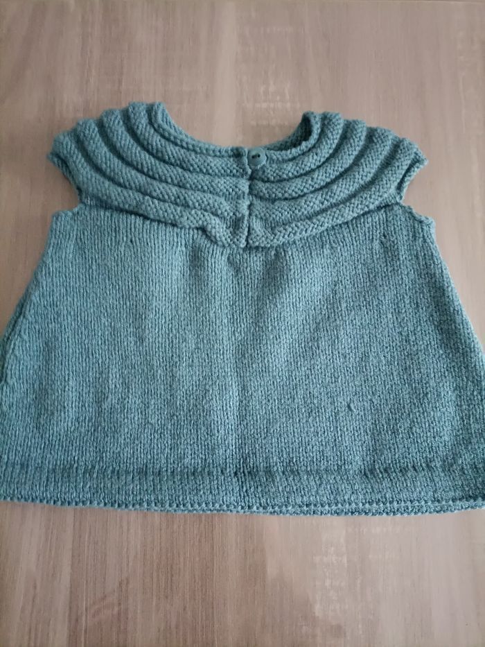 Magnifique robe en laine avec son bandeau assorti 1 mois - photo numéro 3