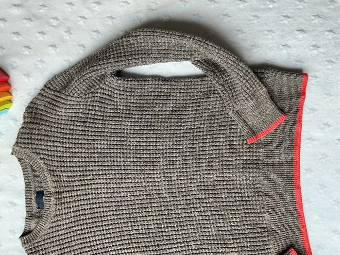 pull chaud gris et orange 12 ans gapkids - photo numéro 5