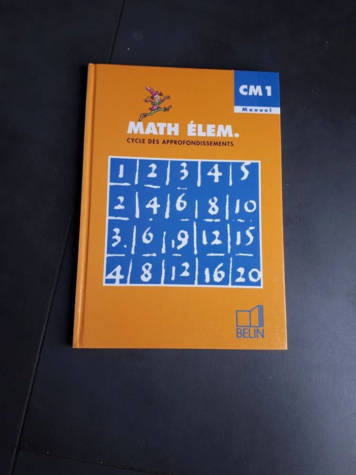 Manuel neuf 1997 math élem cm1