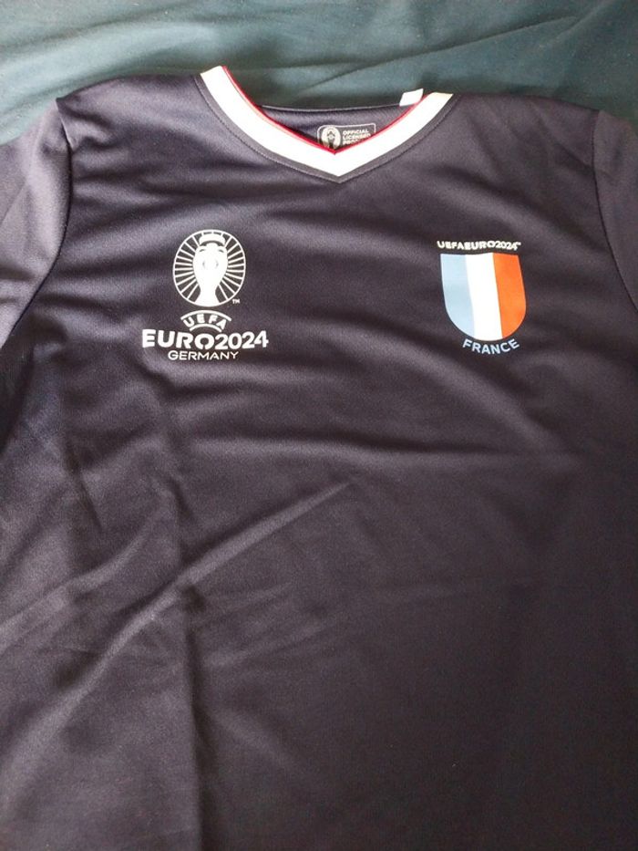 T shirt foot euro 2024 10 ans - photo numéro 2