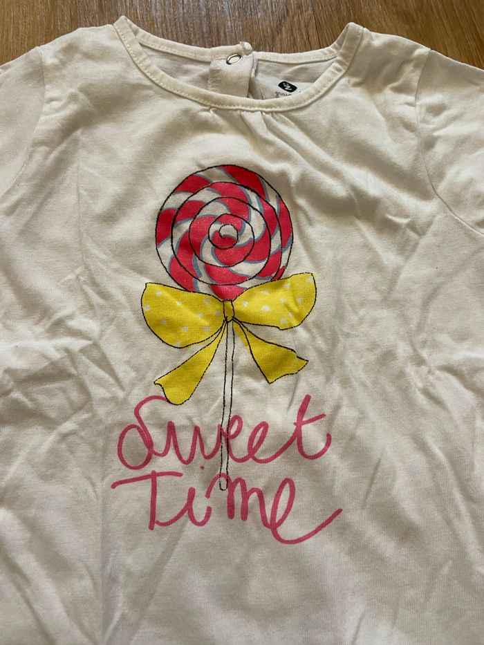 T-shirt Candy fille 18 mois - photo numéro 2