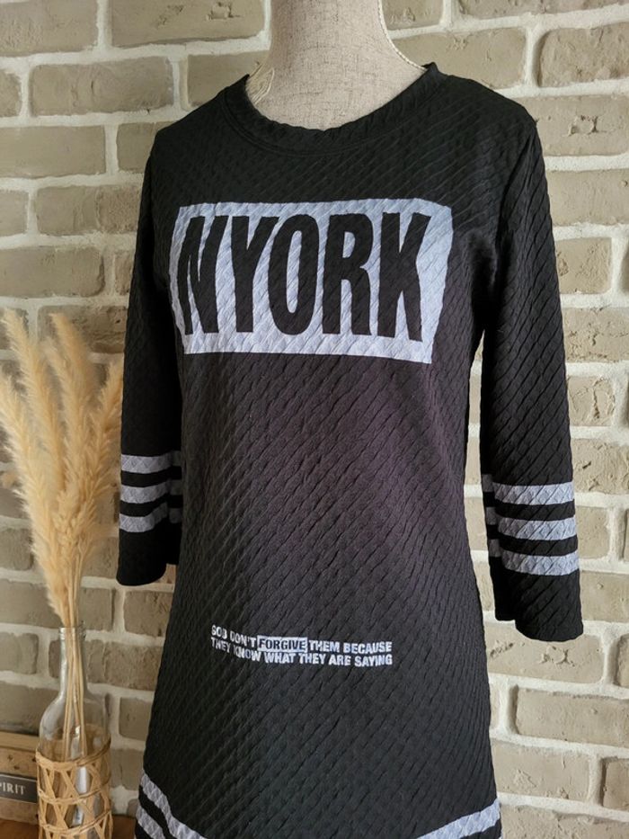 Robe noire sportswear Made in Italy - photo numéro 3