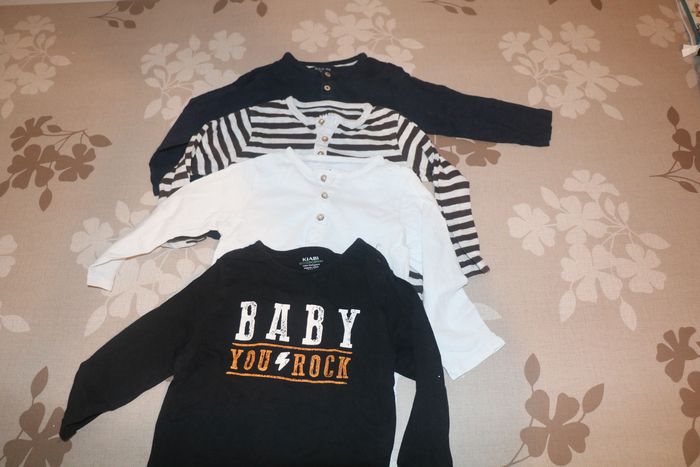 Lot de t-shirts manches longues