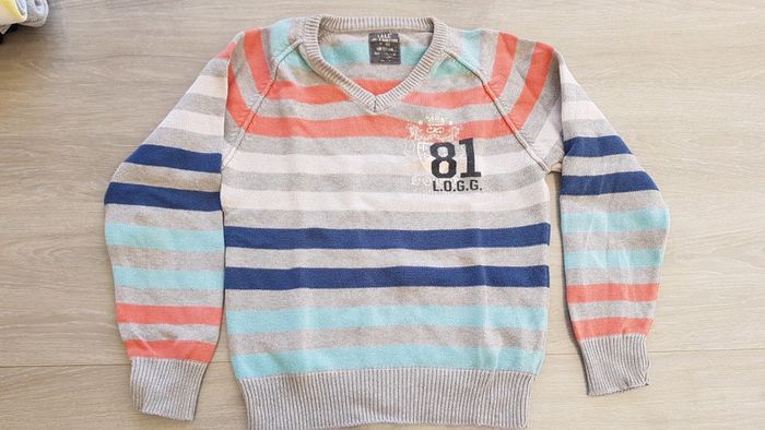 Pull Garçon 8 ans rayé