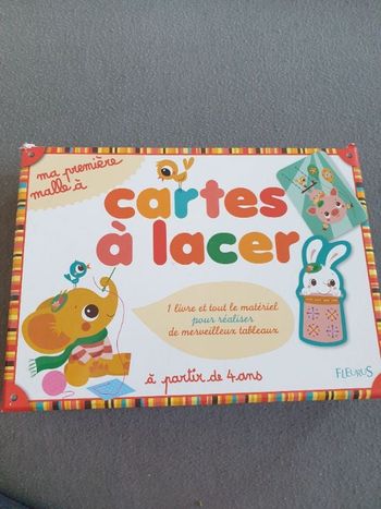 Cartes à lacer dès 4ans