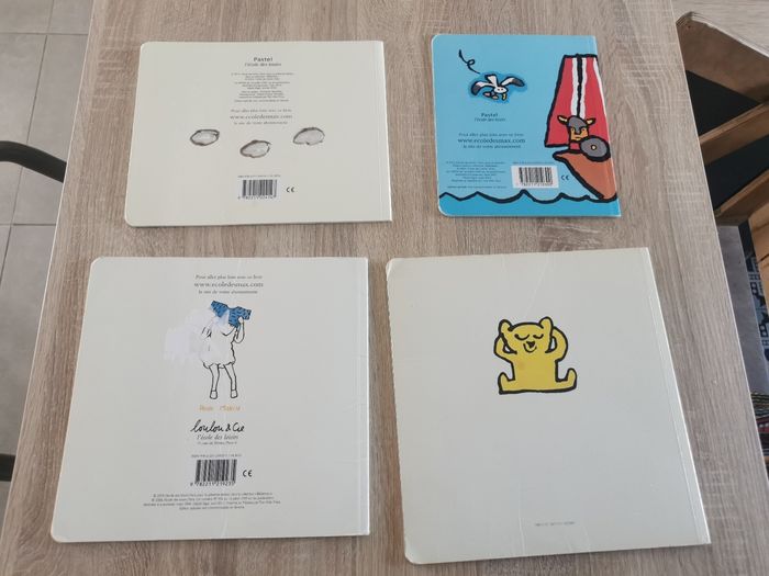 Lot de 4 livres 1ere lectures pour bébé de l'école des loisirs - photo numéro 2