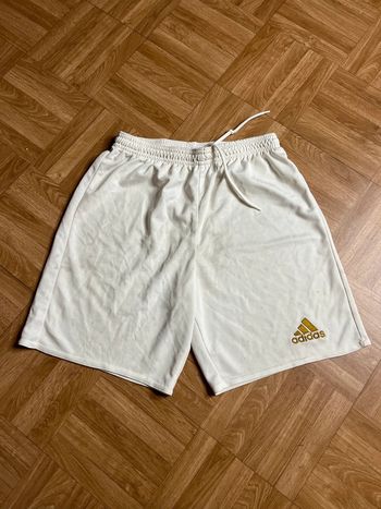 Short maillot de sport blanc vintage Adidas