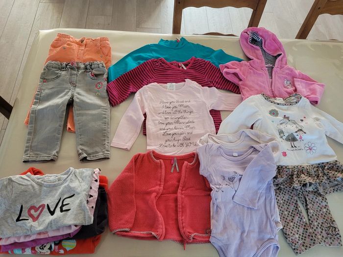 Lot habits taille 12 mois