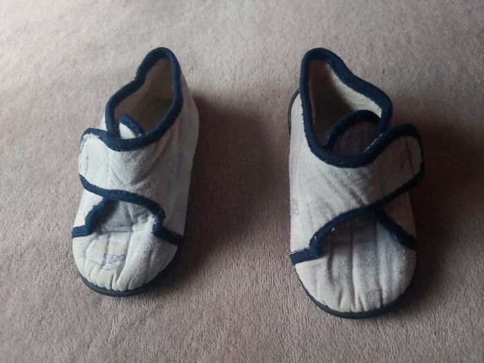 Chaussons bleu enfant - photo numéro 2