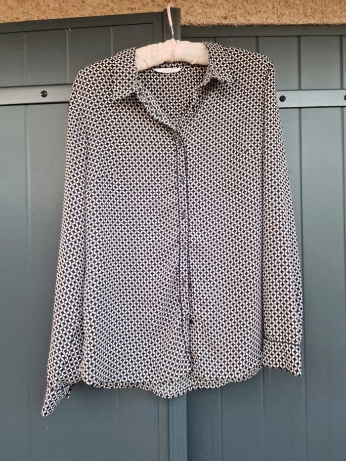 Chemise imprimé rétro camaieu - photo numéro 6