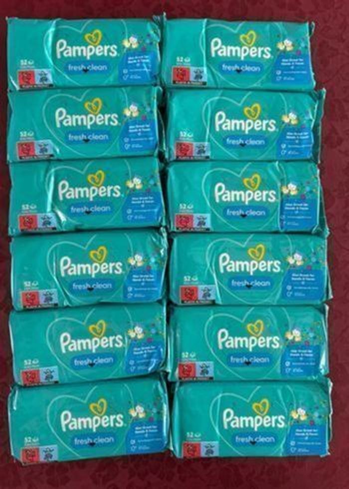 Lingettes Pampers Fresh Clean