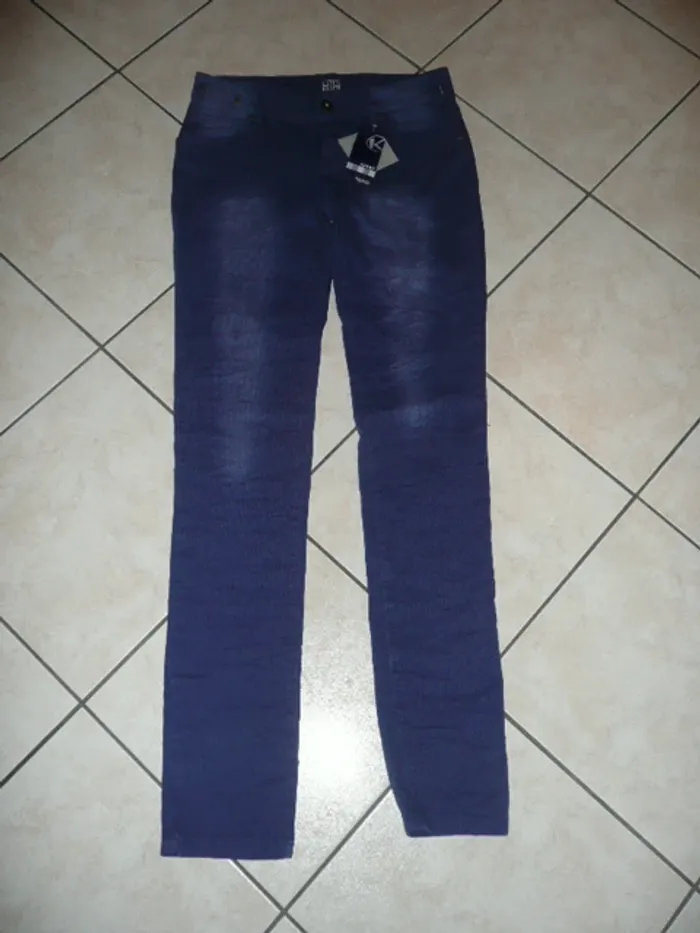 jean bleu slim Walk and Talk kiabi 36 neuf