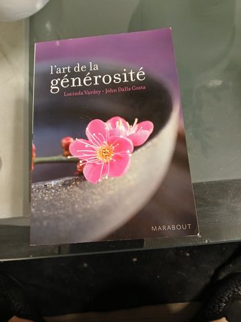 LIVRE L ART DE LA GENEROSITE MARABOUT