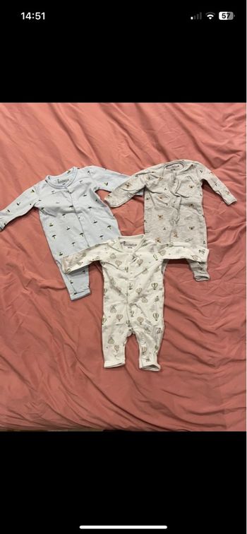 Lots vêtements 1 mois garçon