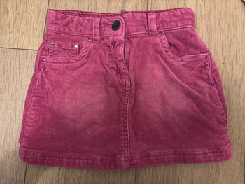 Jupe côtelé Okaidi rose en 5ans