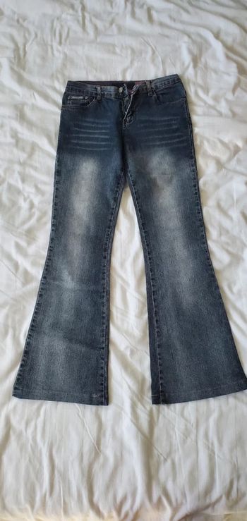 Jean bleu pattes d'éléphants