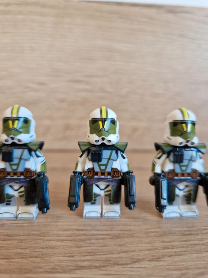 Figurines type lego 3 Clones Doom Troopers star wars - photo numéro 2