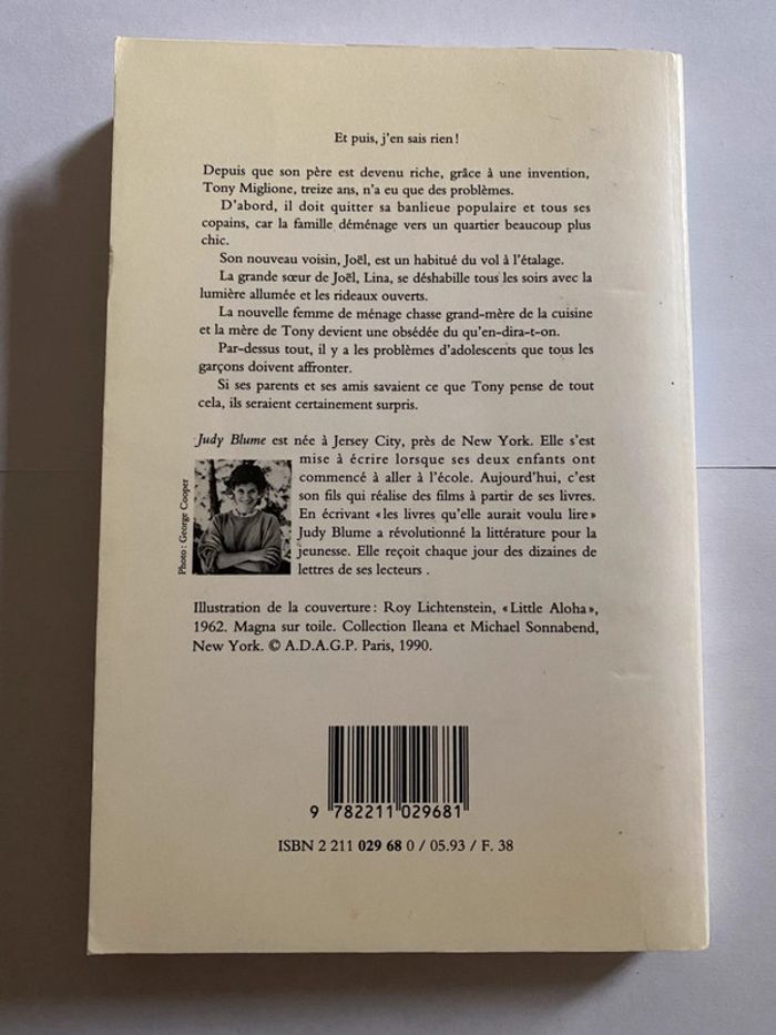 Livre pocket Judy Blume - Et puis, j’en sais rien ! - photo numéro 2