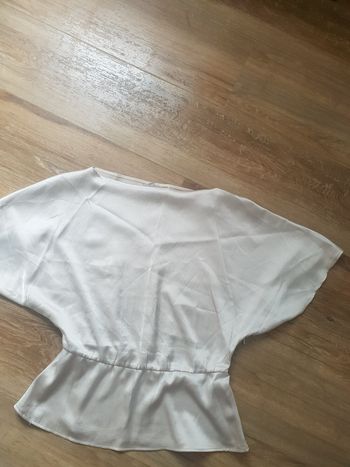Chemise écrue satinée 
