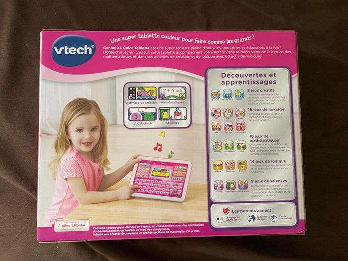 GENIUS XL COLOR Tablette rose neuve - photo numéro 2