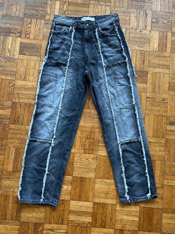 Jeans Droit BERSHKA 🖤 Noir - Taille 36 - NEUF