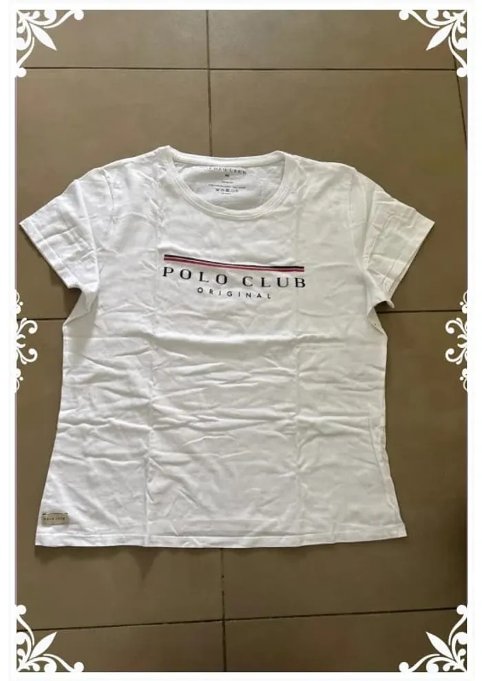 T-shirt blanc Polo Club Original – Taille XXL - photo numéro 2
