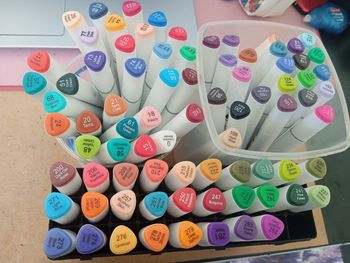 Crayons aquamarker triangle le lot ou à l'unité