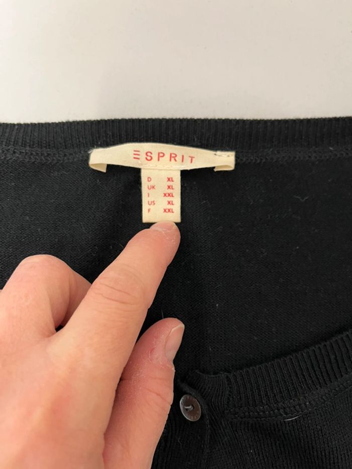 Gilet noir Esprit taille XL - photo numéro 2