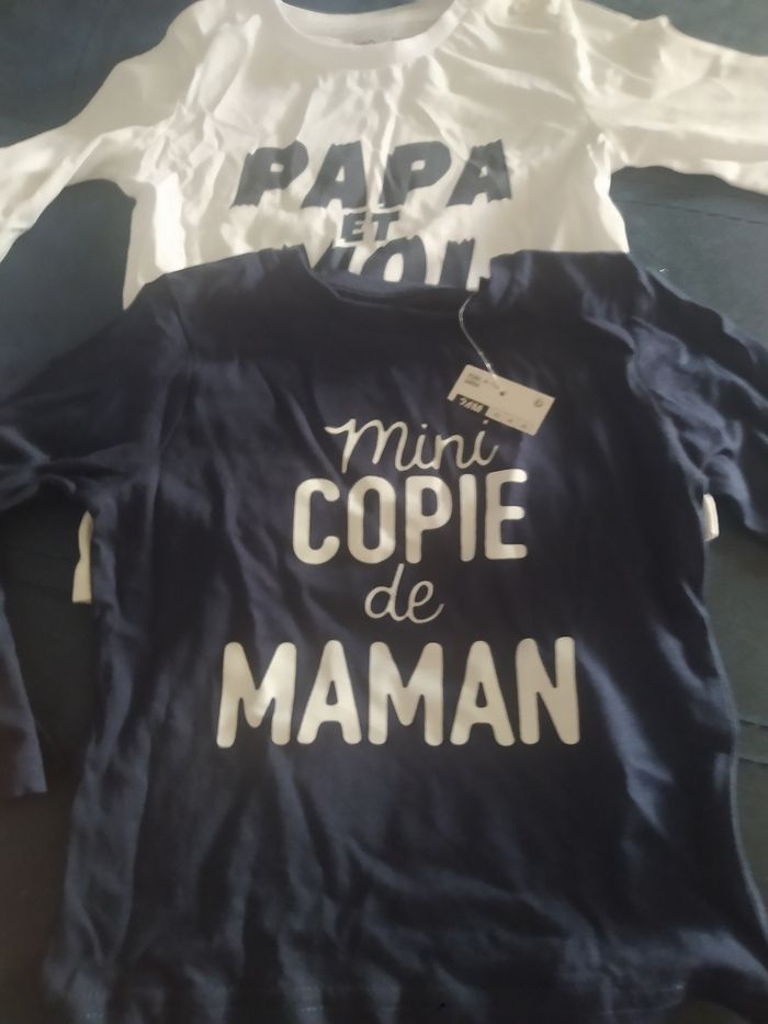 Lot 2 hauts bébé 24 mois neufs avec étiquette