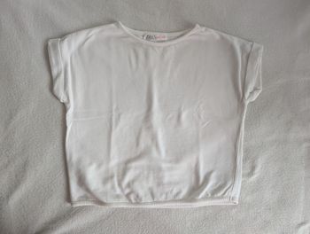 T-shirt MC oversize blanc - 92 - Zara
