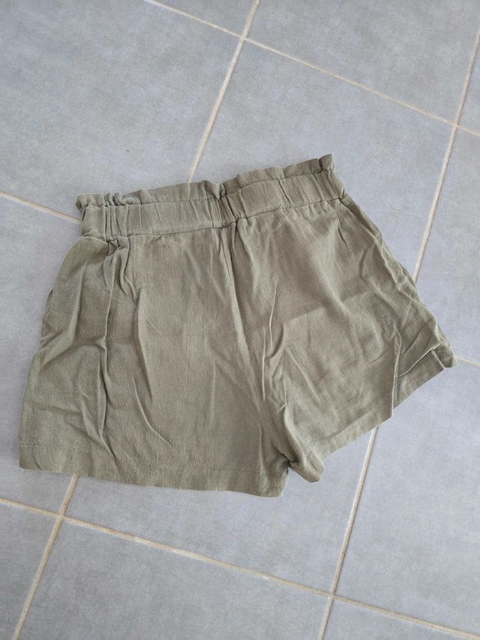 Short kaki taille haute - photo numéro 3