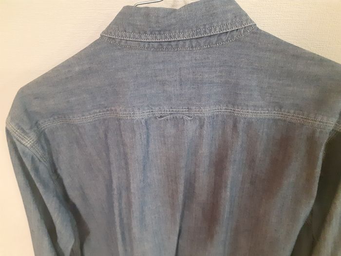 Chemise en jeans bleu Levi's homme - photo numéro 6