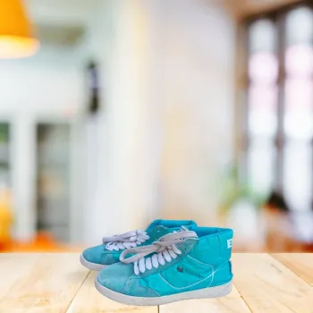 Baskets bleues