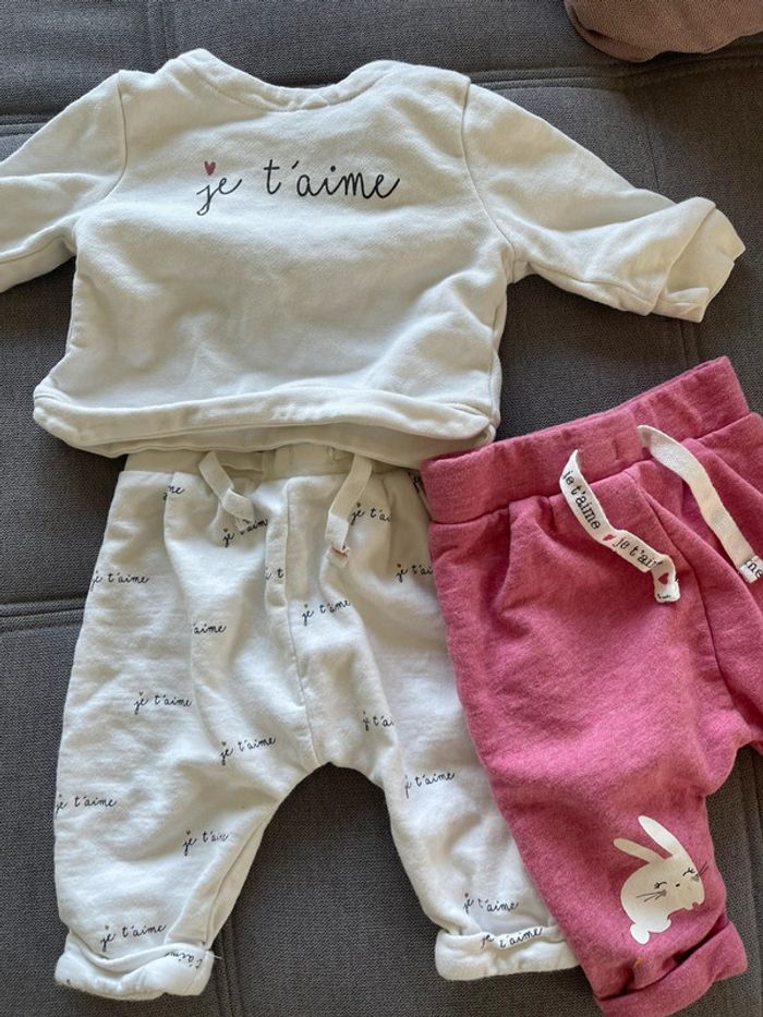 Ensemble fille 3 mois