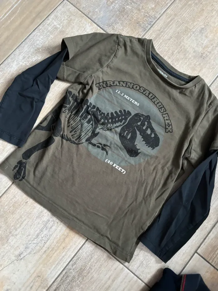 Lot tee shirt manches longues garçon - photo numéro 12