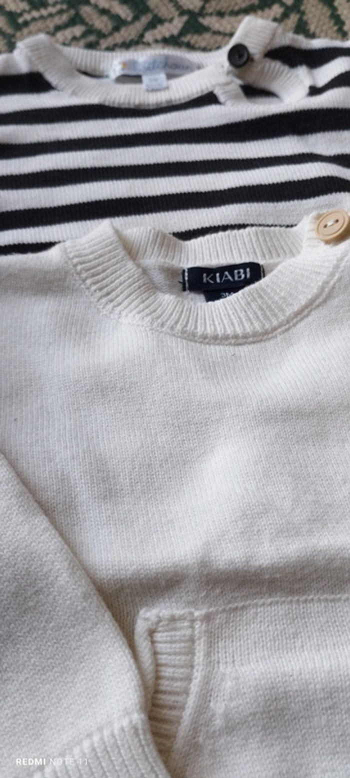 Lot 2 pulls fins 3mois - photo numéro 2