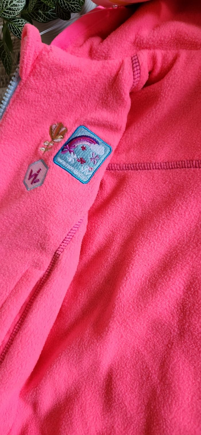 Manteau Parka Fille 18mois Wanabee Violet Rose Neuf - photo numéro 5