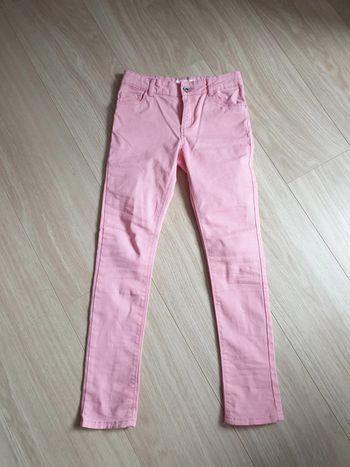 Pantalon jean fille 8 ans rose